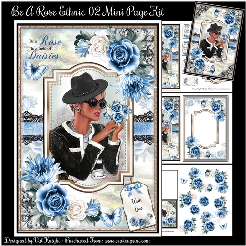 Be A Rose Ethnic 02 Mini Page Kit