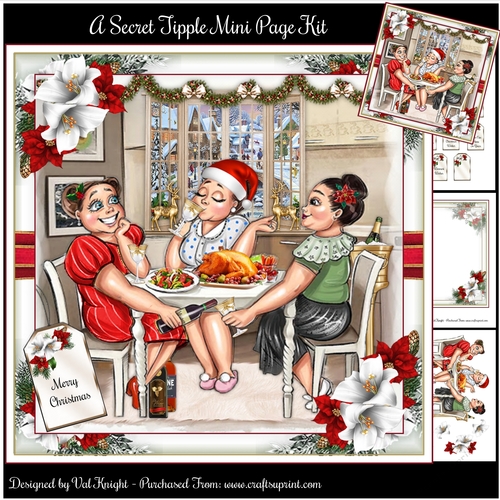 A Secret Tipple Mini Page Kit