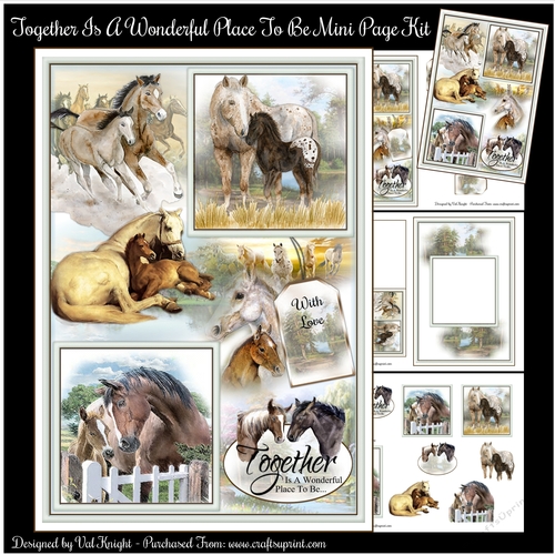 Together Is A Wonderful Place To Be Mini Page Kit