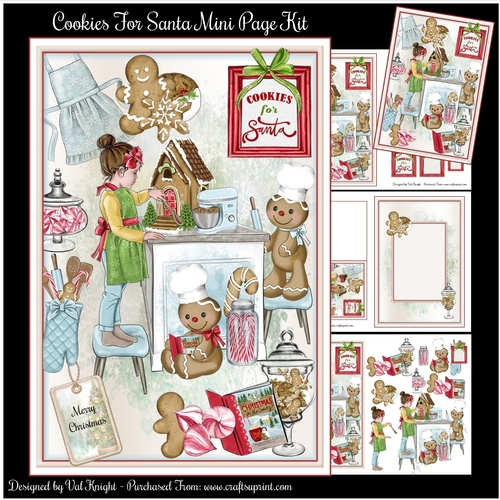 Cookies For Santa Mini Page Kit 