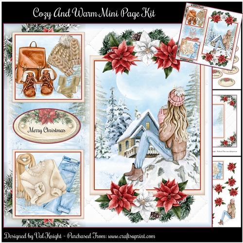 Cozy And Warm Mini Page Kit