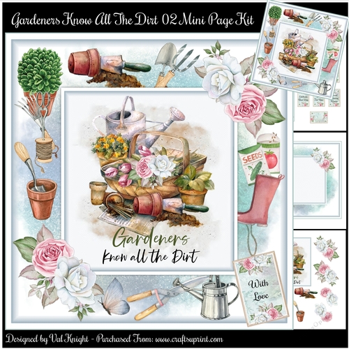 Gardeners Know All The Dirt 02 Mini Page Kit