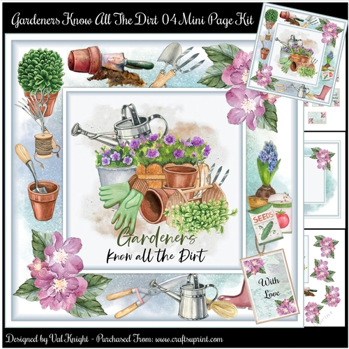 Gardeners Know All The Dirt 04 Mini Page Kit