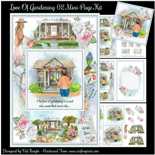 Love Of Gardening 02 Mini Page Kit