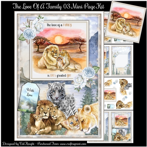 The Love Of A Family 03 Mini Page Kit