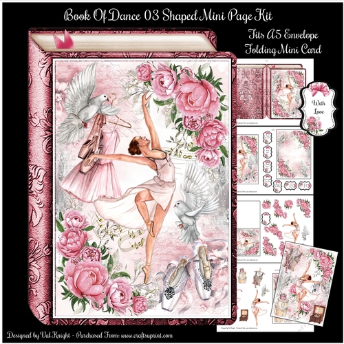 Book Of Dance 03 Shaped Mini Page Kit