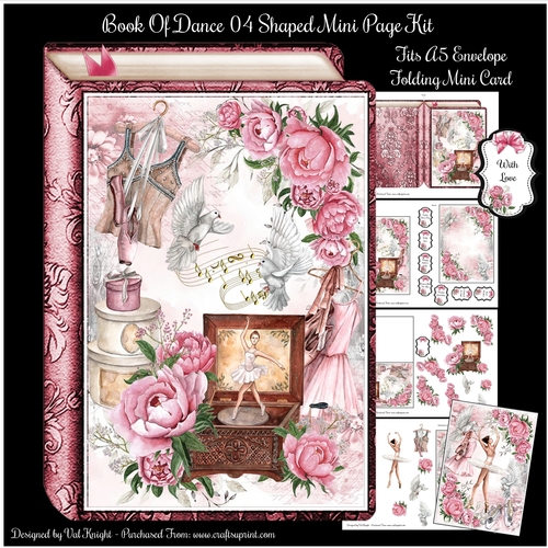 Book Of Dance 04 Shaped Mini Page Kit