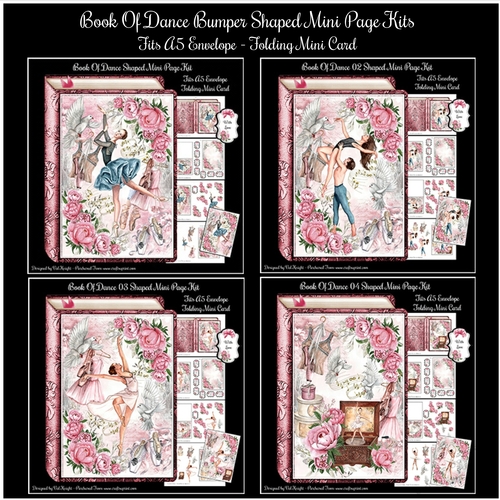Book Of Dance Bumper Shaped Mini Page Kits