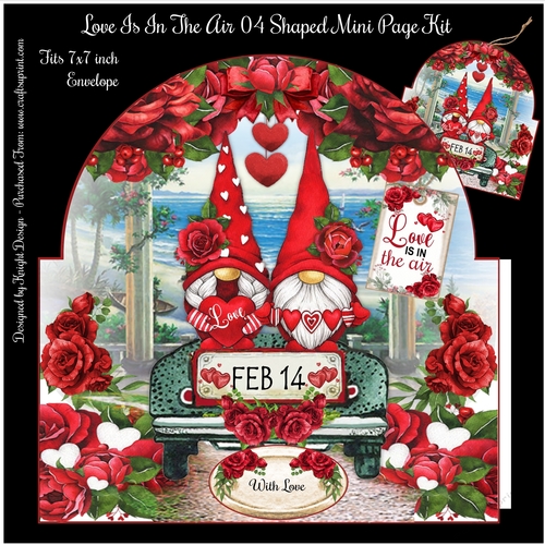 Love Is In The Air 04 Shaped Mini Page Kit 