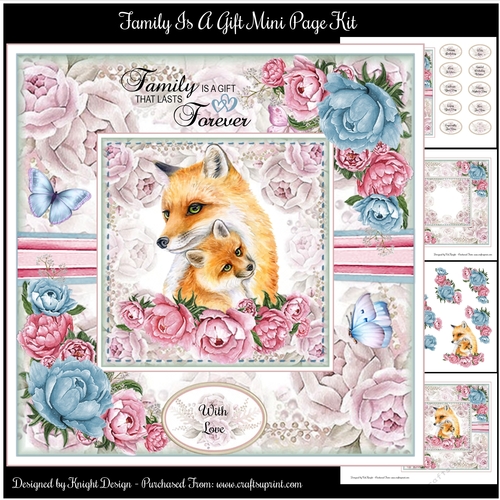 Family Is A Gift Mini Page Kit