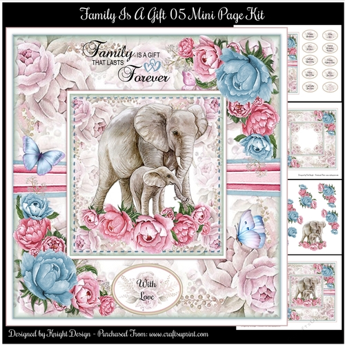 Family Is A Gift 05 Mini Page Kit