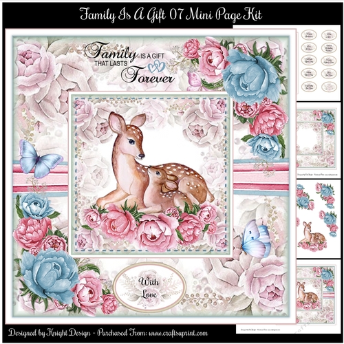Family Is A Gift 07 Mini Page Kit