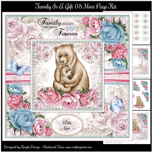Family Is A Gift 08 Mini Page Kit