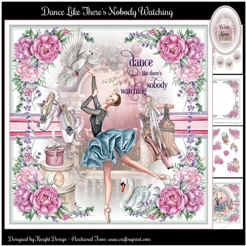 Dance Like Theres Nobody Watching Mini Page Kit