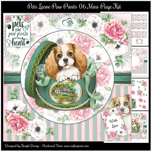 Pets Leave Paw Prints 06 Mini Page Kit 