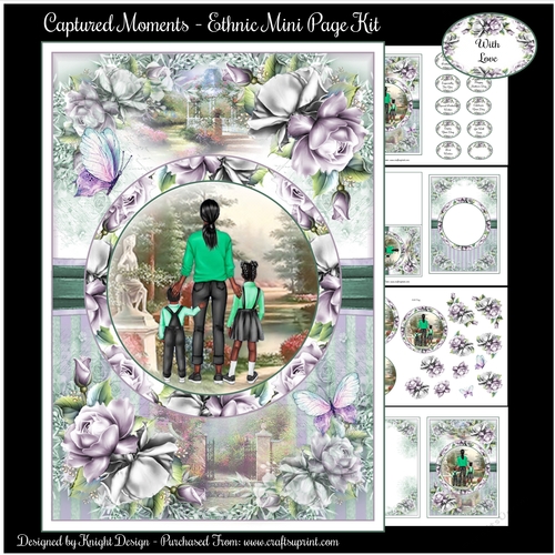 Captured Moments -Ethnic Mini Page Kit 