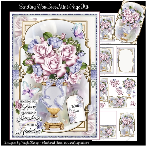 Sending You Love Mini Page Kit