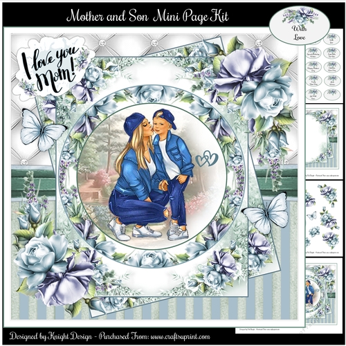 Mother And Son Mini Page Kit