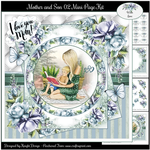Mother And Son 02 Mini Page Kit 