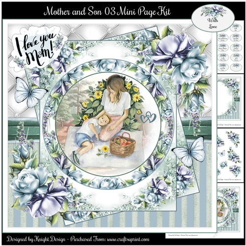 Mother And Son 03 Mini Page Kit 