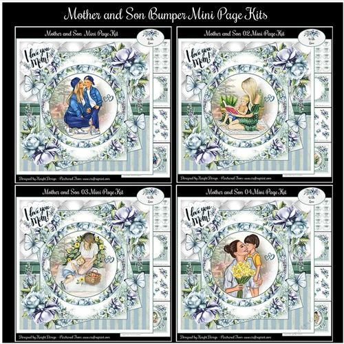 Mother And Son Bumper Mini Page Kits