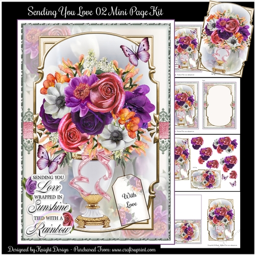 Sending You Love 02 Mini Page Kit 