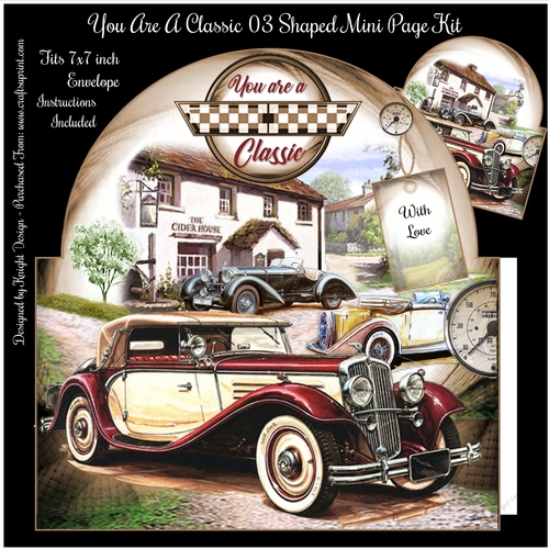 You Are A Classic 03 Shaped Mini Page Kit