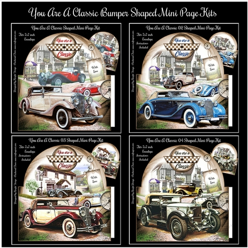 You Are A Classic Bumper Shaped Mini Page Kits