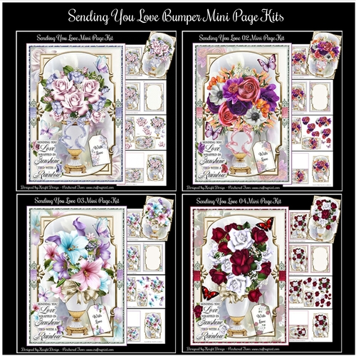 Sending You Love Bumper Mini Page Kits