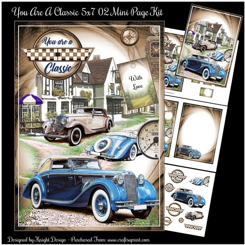 You Are A Classic 5x7 02 Mini Page Kit 