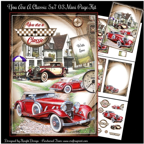 You Are A Classic 5x7 03 Mini Page Kit 