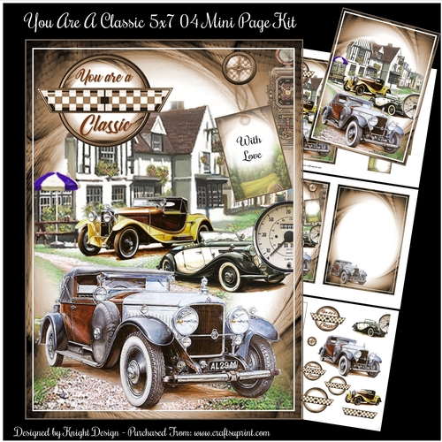You Are A Classic 5x7 04 Mini Page Kit 