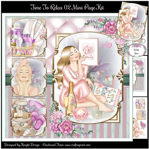 Time To Relax 02 Mini Page Kit 
