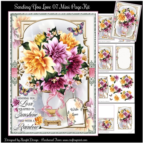 Sending You Love 07 Mini Page Kit 