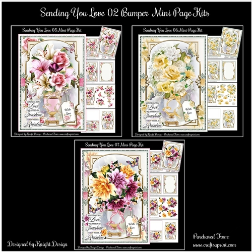 Sending You Love 02 Bumper Mini Page Kits 