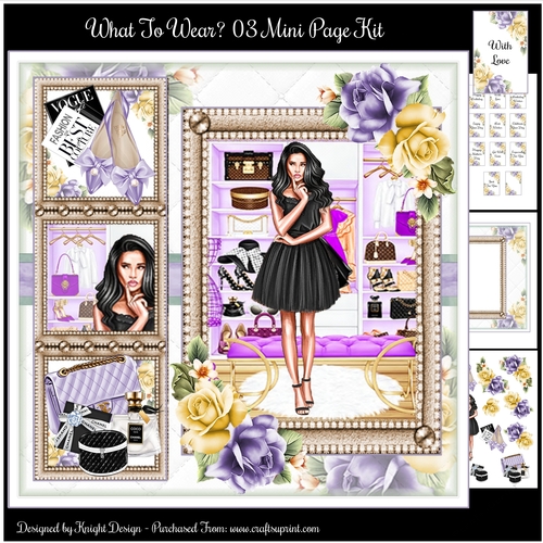 What To Wear? 03 Mini Page Kit 