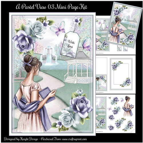 A Pastel View 03 Mini Page Kit 
