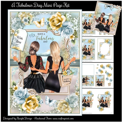 A Fabulous Day Mini Page Kit