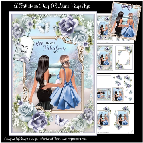 A Fabulous Day 03 Mini Page Kit 