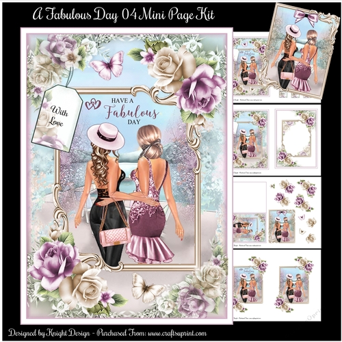 A Fabulous Day 04 Mini Page Kit 