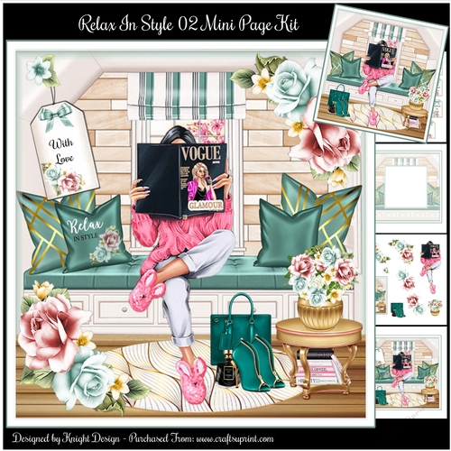  Relax In Style 02 Mini Page Kit 