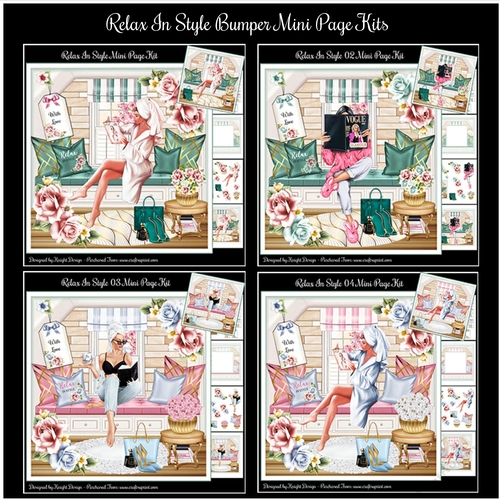 Relax In Style Bumper Mini Page Kits