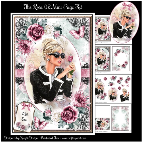 The Rose 02 Mini Page Kit 