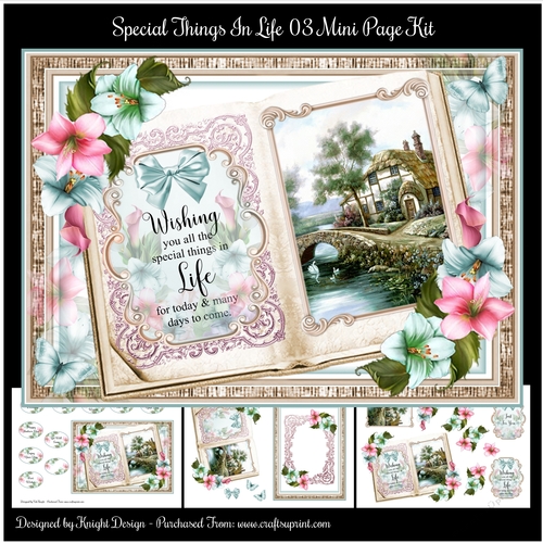 Special Things In Life 03 Mini Page Kit 