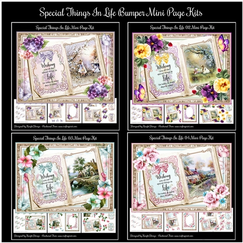 Special Things In Life Bumper Mini Page Kits
