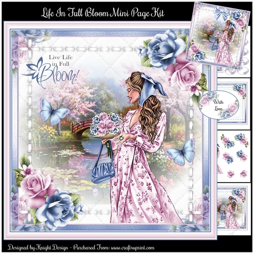Life In Full Bloom Mini Page Kit