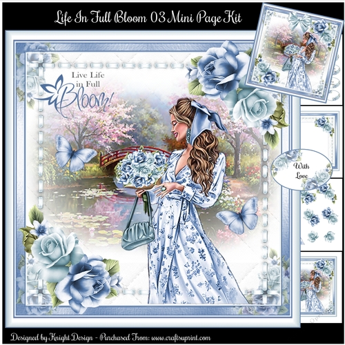 Life In Full Bloom 03 Mini Page Kit 