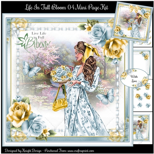 Life In Full Bloom 04 Mini Page Kit 