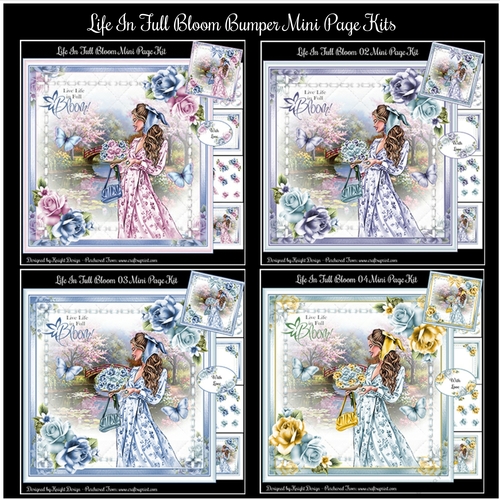 Life In Full Bloom Bumper Mini Page Kits 