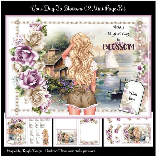 Your Day To Blossom 02 Mini Page Kit